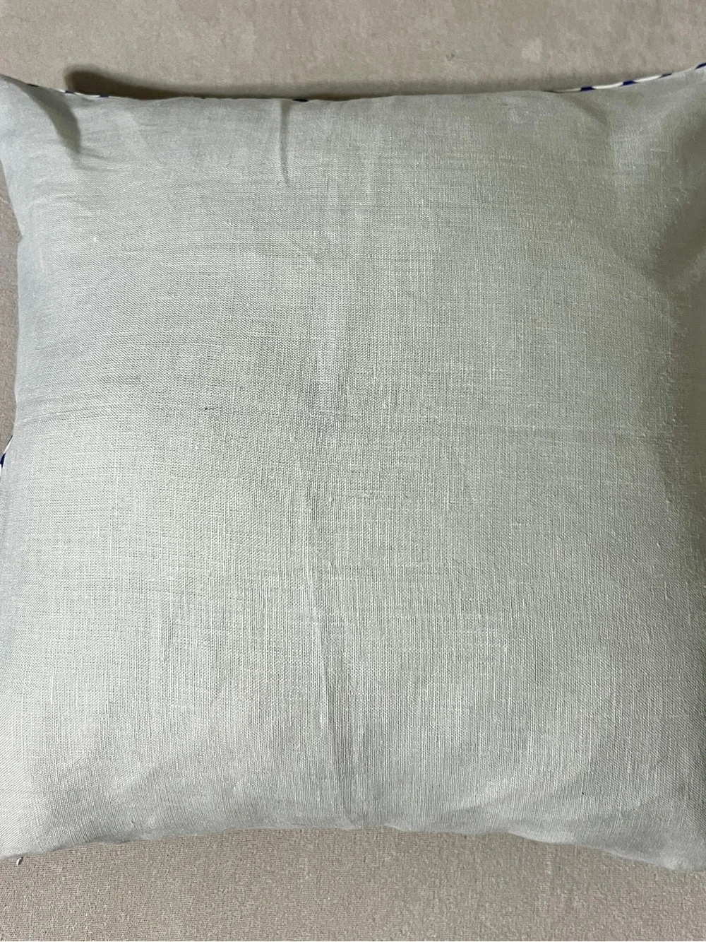 NWOT West Elm Rochelle Porter Pillow Cover with Green Row Down Insert
